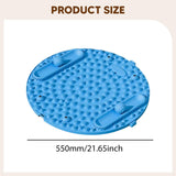 Maxbell Foot Massage Mat Thickened Portable Standing Pad for Home Gym Workout Office Blue
