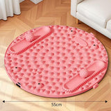Maxbell Foot Massage Mat Thickened Portable Standing Pad for Home Gym Workout Office Pink
