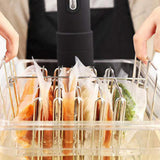 Maxbell Anti Float Stainless Foldable Sous Vide Rack Accessory 5 Adjustable Dividers