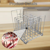 Maxbell Anti Float Stainless Foldable Sous Vide Rack Accessory 5 Adjustable Dividers