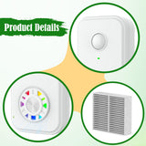 Maxbell Air Purifier Removes Dander Quiet Purify Smell for Garage Toilet Living Room White