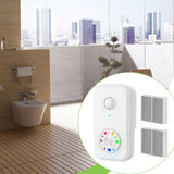 Maxbell Air Purifier Removes Dander Quiet Purify Smell for Garage Toilet Living Room White