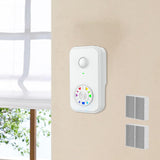 Maxbell Air Purifier Removes Dander Quiet Purify Smell for Garage Toilet Living Room White