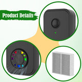 Maxbell Air Purifier Removes Dander Quiet Purify Smell for Garage Toilet Living Room Black