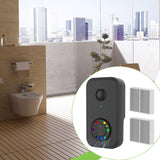 Maxbell Air Purifier Removes Dander Quiet Purify Smell for Garage Toilet Living Room Black