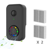 Maxbell Air Purifier Removes Dander Quiet Purify Smell for Garage Toilet Living Room Black