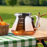 Maxbell Pour over Glass Coffeemaker Drip Coffee Maker for Camping Cafes Home