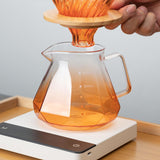 Maxbell Pour over Glass Coffeemaker Drip Coffee Maker for Camping Cafes Home
