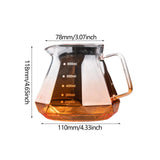 Maxbell Pour over Glass Coffeemaker Drip Coffee Maker for Camping Cafes Home
