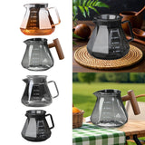 Maxbell Pour over Glass Coffeemaker Drip Coffee Maker for Camping Cafes Home