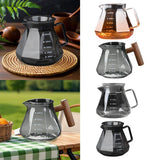 Maxbell Pour over Glass Coffeemaker Drip Coffee Maker for Camping Cafes Home