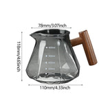 Maxbell Pour over Glass Coffeemaker Drip Coffee Maker for Camping Cafes Home