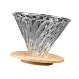 Maxbell Coffee Dripper Drip Coffee Maker Funnel for Pourover Coffee Enthusiasts Home Filter Cup with Base
