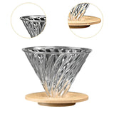 Maxbell Coffee Dripper Drip Coffee Maker Funnel for Pourover Coffee Enthusiasts Home Filter Cup with Base