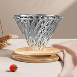 Maxbell Coffee Dripper Drip Coffee Maker Funnel for Pourover Coffee Enthusiasts Home Filter Cup with Base