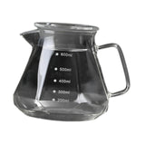 Maxbell Pour over Glass Coffeemaker Drip Coffee Maker for Camping Cafes Home