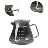 Maxbell Pour over Glass Coffeemaker Drip Coffee Maker for Camping Cafes Home