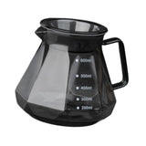 Maxbell Pour over Glass Coffeemaker Drip Coffee Maker for Camping Cafes Home