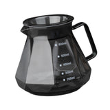 Maxbell Pour over Glass Coffeemaker Drip Coffee Maker for Camping Cafes Home