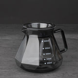 Maxbell Pour over Glass Coffeemaker Drip Coffee Maker for Camping Cafes Home