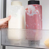 Maxbell Sauce Squeeze Bottle Visible 720ml Squirt Bottle for Sauce Seasoning Mustard black caps
