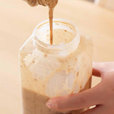 Maxbell Sauce Squeeze Bottle Visible 720ml Squirt Bottle for Sauce Seasoning Mustard black caps