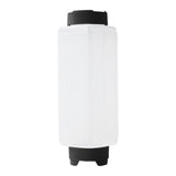 Maxbell Sauce Squeeze Bottle Visible 720ml Squirt Bottle for Sauce Seasoning Mustard black caps