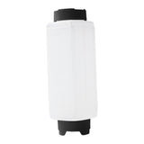 Maxbell Sauce Squeeze Bottle Visible 720ml Squirt Bottle for Sauce Seasoning Mustard black caps