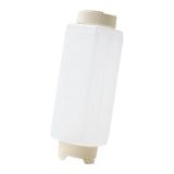 Maxbell Sauce Squeeze Bottle Visible 720ml Squirt Bottle for Sauce Seasoning Mustard beige caps
