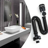 Maxbell Bathroom Sink Drain Kit with Strainer Basket Anti Clog Sink Drain Pipe Tube