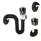 Maxbell Bathroom Sink Drain Kit with Strainer Basket Anti Clog Sink Drain Pipe Tube