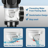 Maxbell Bathroom Sink Drain Kit with Strainer Basket Anti Clog Sink Drain Pipe Tube