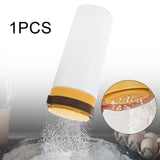Maxbell Condiment Shaker Reusable Powder Sugar Shaker for Party Pepper Powder Picnic yellow brown