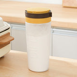 Maxbell Condiment Shaker Reusable Powder Sugar Shaker for Party Pepper Powder Picnic yellow brown