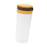Maxbell Condiment Shaker Reusable Powder Sugar Shaker for Party Pepper Powder Picnic yellow brown