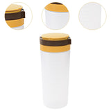Maxbell Condiment Shaker Reusable Powder Sugar Shaker for Party Pepper Powder Picnic yellow brown