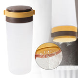 Maxbell Condiment Shaker Reusable Powder Sugar Shaker for Party Pepper Powder Picnic brown yellow