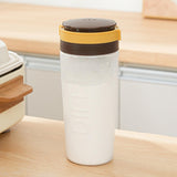 Maxbell Condiment Shaker Reusable Powder Sugar Shaker for Party Pepper Powder Picnic brown yellow