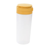 Maxbell Condiment Shaker Reusable Powder Sugar Shaker for Party Pepper Powder Picnic yellow