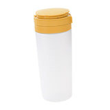 Maxbell Condiment Shaker Reusable Powder Sugar Shaker for Party Pepper Powder Picnic yellow