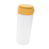 Maxbell Condiment Shaker Reusable Powder Sugar Shaker for Party Pepper Powder Picnic yellow