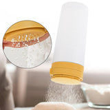 Maxbell Condiment Shaker Reusable Powder Sugar Shaker for Party Pepper Powder Picnic yellow