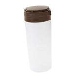 Maxbell Condiment Shaker Reusable Powder Sugar Shaker for Party Pepper Powder Picnic brown