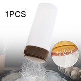 Maxbell Condiment Shaker Reusable Powder Sugar Shaker for Party Pepper Powder Picnic brown