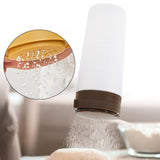 Maxbell Condiment Shaker Reusable Powder Sugar Shaker for Party Pepper Powder Picnic brown