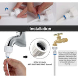 Maxbell Water Tube Connector Kit Fridge Hose Quick Connect Fittings Fridge Connector Style A