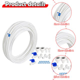 Maxbell Water Tube Connector Kit Fridge Hose Quick Connect Fittings Fridge Connector Style A