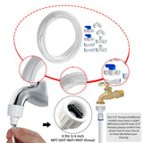 Maxbell Water Tube Connector Kit Fridge Hose Quick Connect Fittings Fridge Connector Style B