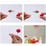 Maxbell Crown Fruit Plate Decorative Fruit Serving Tray for Countertop Party Wedding White