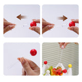 Maxbell Crown Fruit Plate Decorative Fruit Serving Tray for Countertop Party Wedding White